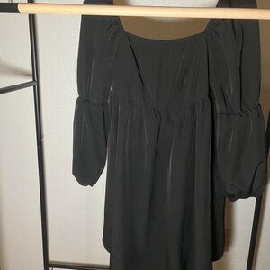 🖤 super cute puffy long sleeve dress 🫧